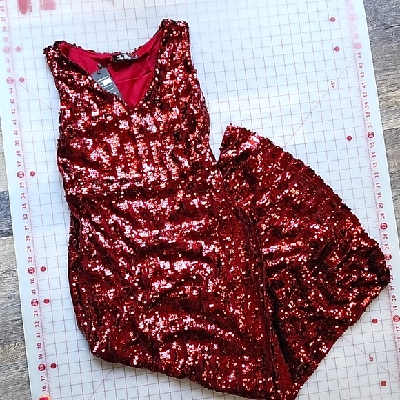 Sequence elastic Evening/Prom dress party,birthday,event bodycorn long dress - Picture 3 of 8